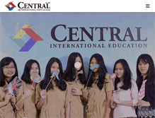 Tablet Screenshot of central-education.com